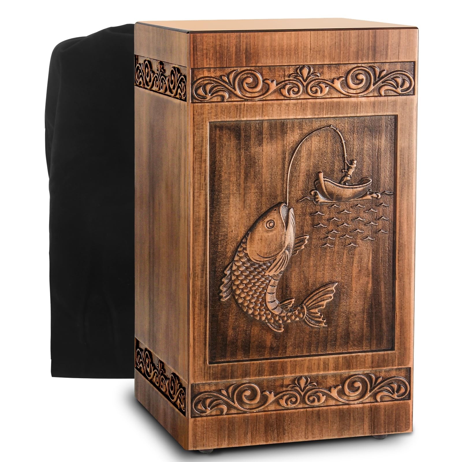 Wooden Urn for Ashes Adult Male Female, Cremation Urns for Human Ashes Adult ...