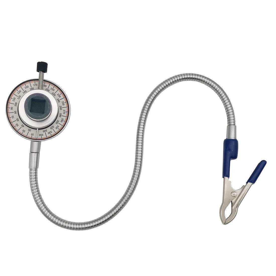 VASTOOLS Torque Angle Meter, 1/2" Drive Wrench Gauge, 14" Silver 