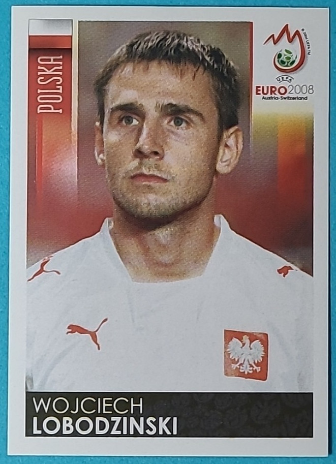 Panini Euro 2008 UEFA Euro 08 Sticker No. 246 Wojciech Lobodzinski Poland