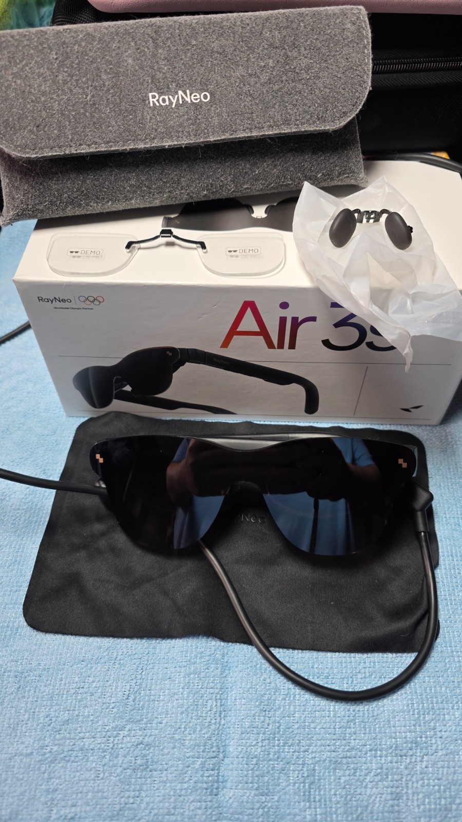 RayNeo Air3S Air 3S Pro AR Glasses 201" 1200Nits 120Hz Lens Shade XR Glasses