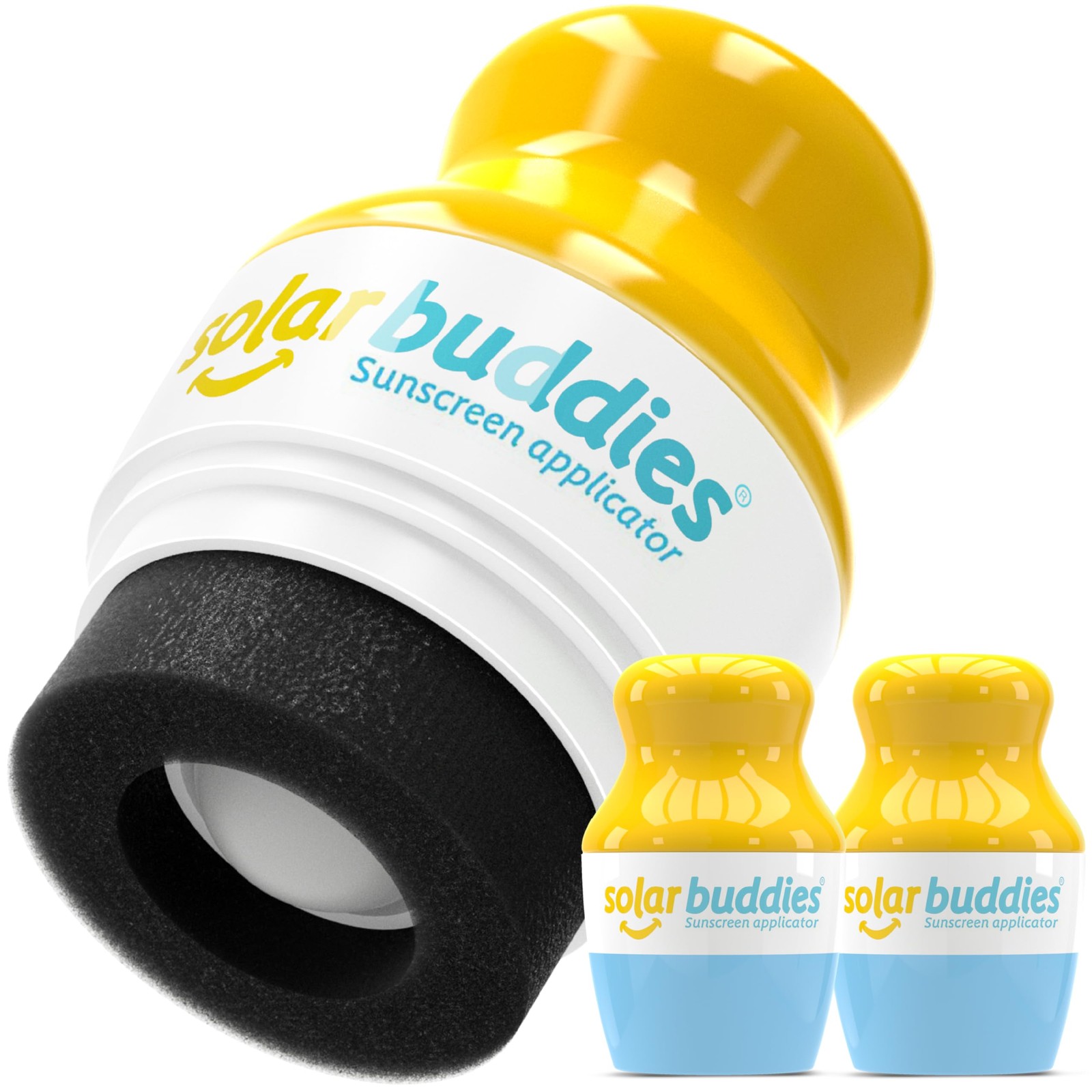 Solar Buddies Sunscreen Applicator - Blue 3.4 Fl Oz (Pack of 1), Blue, 