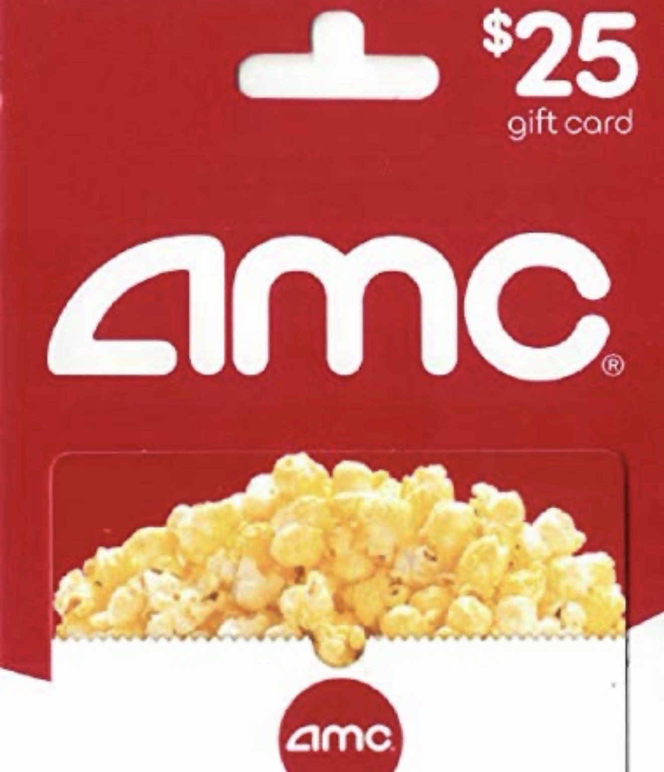 AMC Theatres $25 Gift Card – No Expiration, US-Nationwide Use