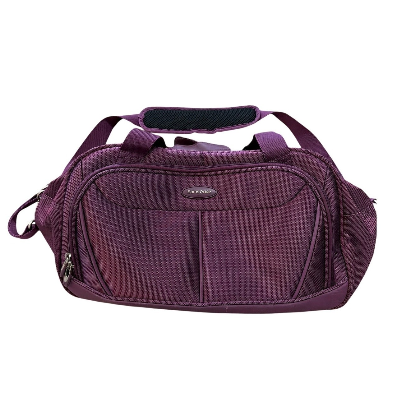 Samsonite Duffle Bag Carry On Weekender Tote Purple Travel