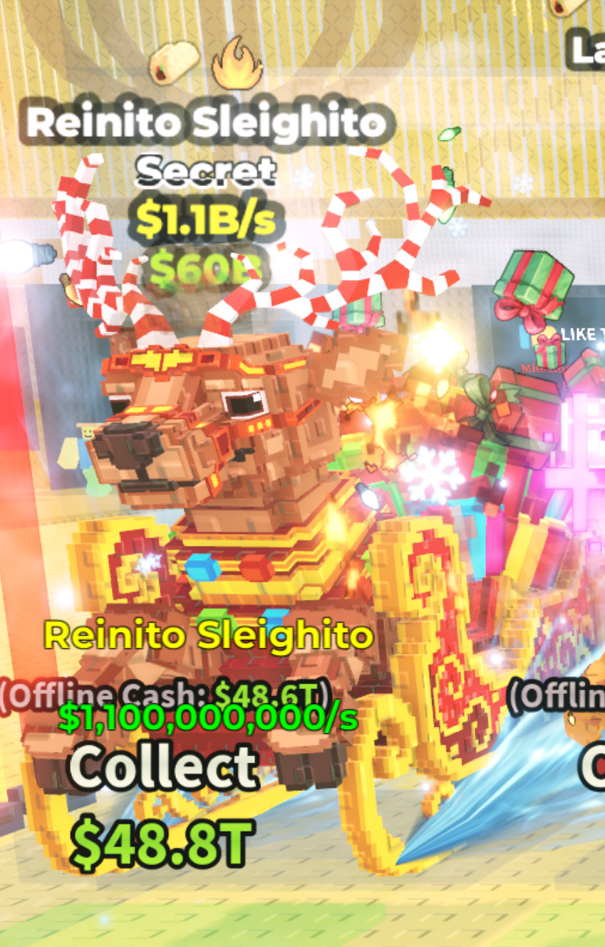 🎃 Reinito sleighito- Steal A Brainrot - ‼️ Fast 🚚📦