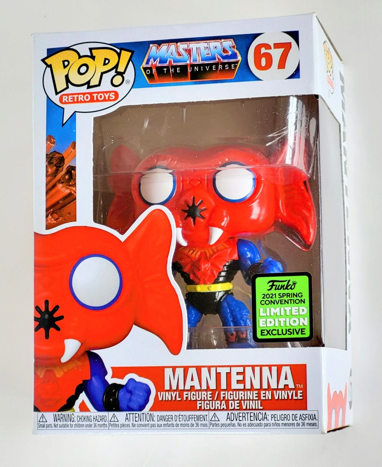 Funko Pop Mantenna #67 Masters of the Universe 2021 Spring Convention Exclusive