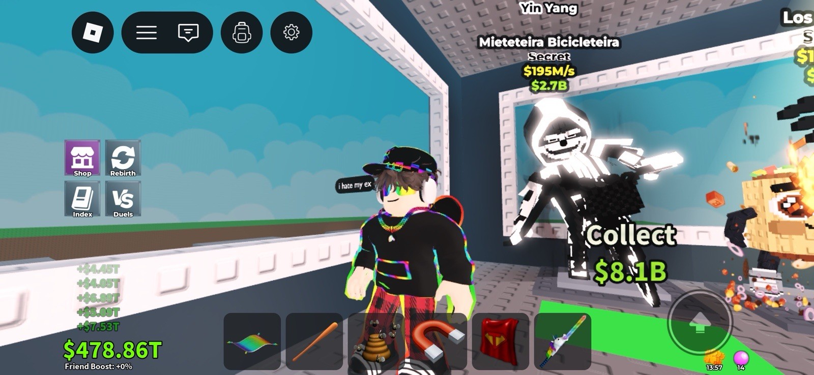 Rare Secret Yin Yang Mieteteira Bicicleteira  