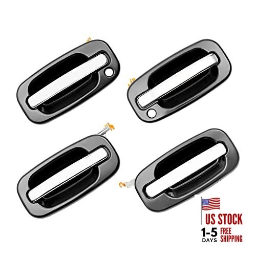 Exterior Door Front & Rear & Left & Right Chrome Lever Front&Rear Left&Right