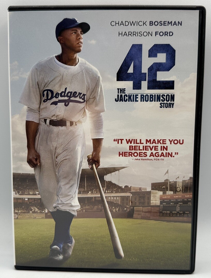 42 The Jackie Robinson Story DVD Widescreen Chadwick Boseman 2013