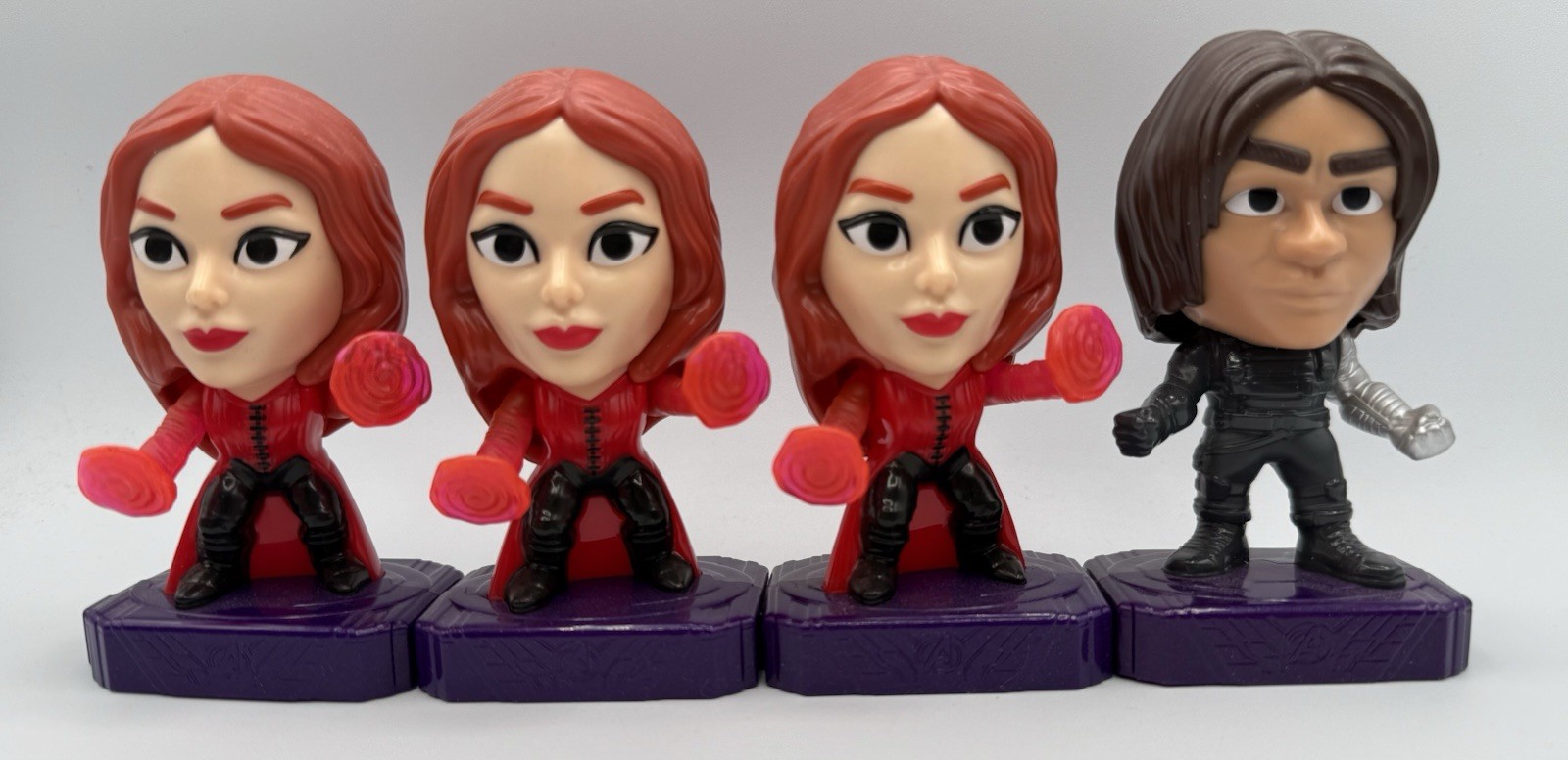 Marvel Avengers Endgame Superhero Toys 4 Pc Lot Figures McDonalds 2020