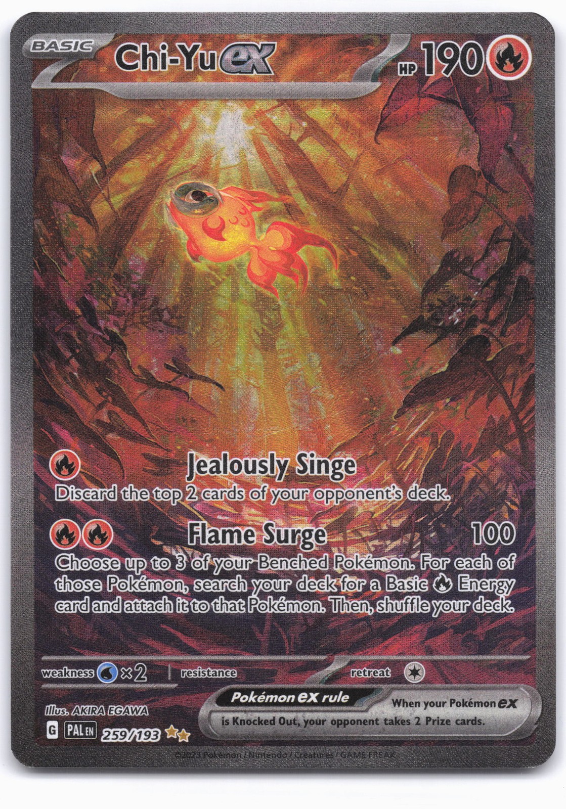 SV02: Paldea Evolved #259/193 Chi-Yu ex