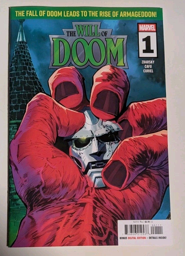 THE WILL OF DOOM #1 12/24/2025 NM-/VF+ MAIN COVER MARVEL COMICS