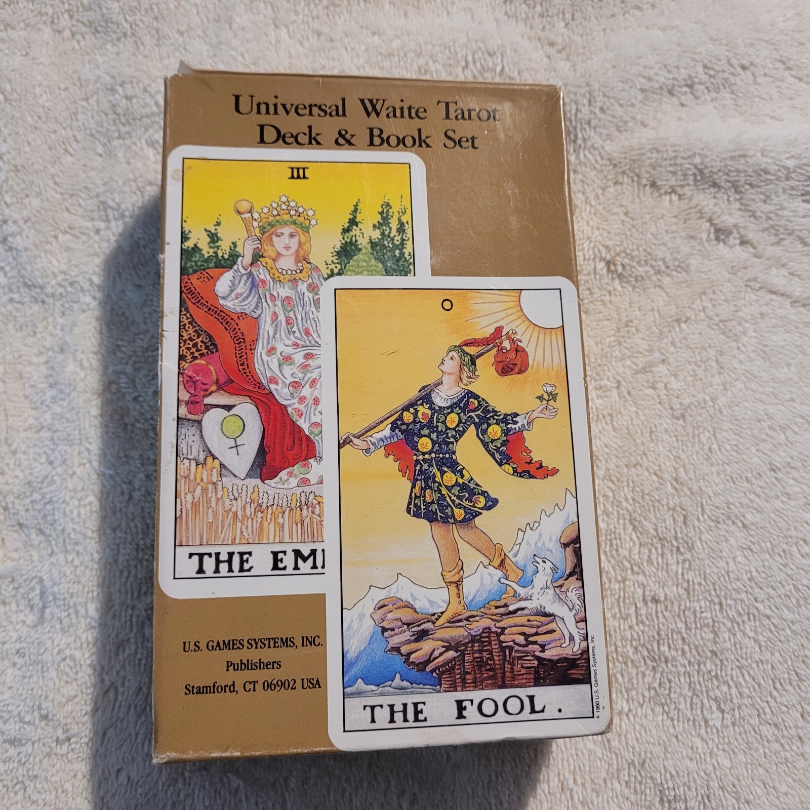 Vintage Tarot Deck Book Universal Waite Set 1992 Contents New Unused
