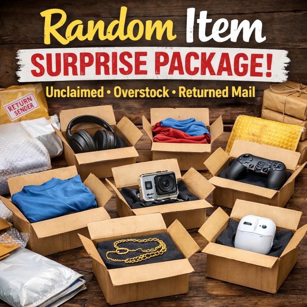Random Item | Unclaimed | Overstock | Returned Mail | Surprise Package