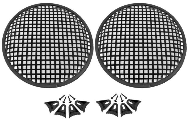 2 XP Audio 10" Subwoofer Metal Mesh Cover Waffle Speaker Grill Protect Guard DJ