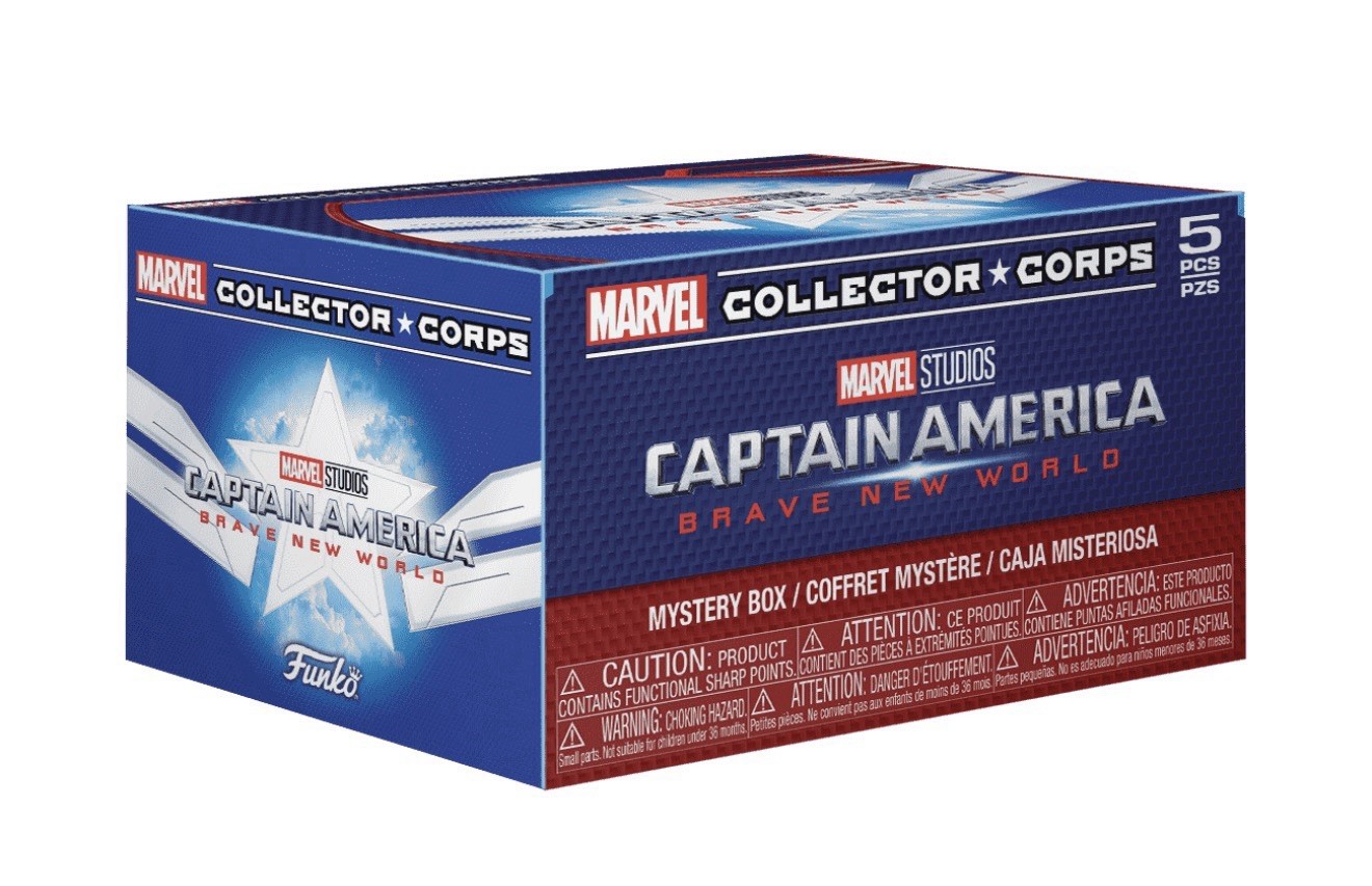 Funko Marvel Captain America Brave New World Collector Corps Blind Pack 5 Pieces