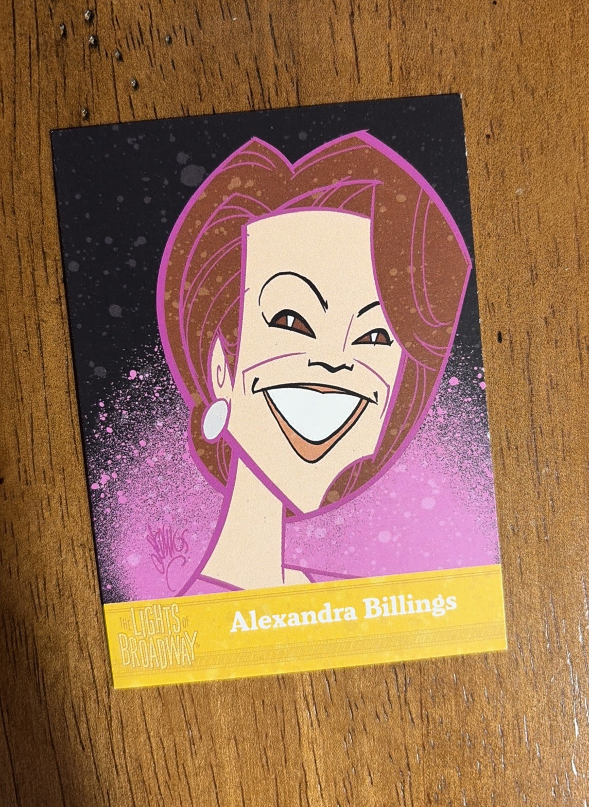 Lights of Broadway Card Alexandra Billing 2020 Edition 