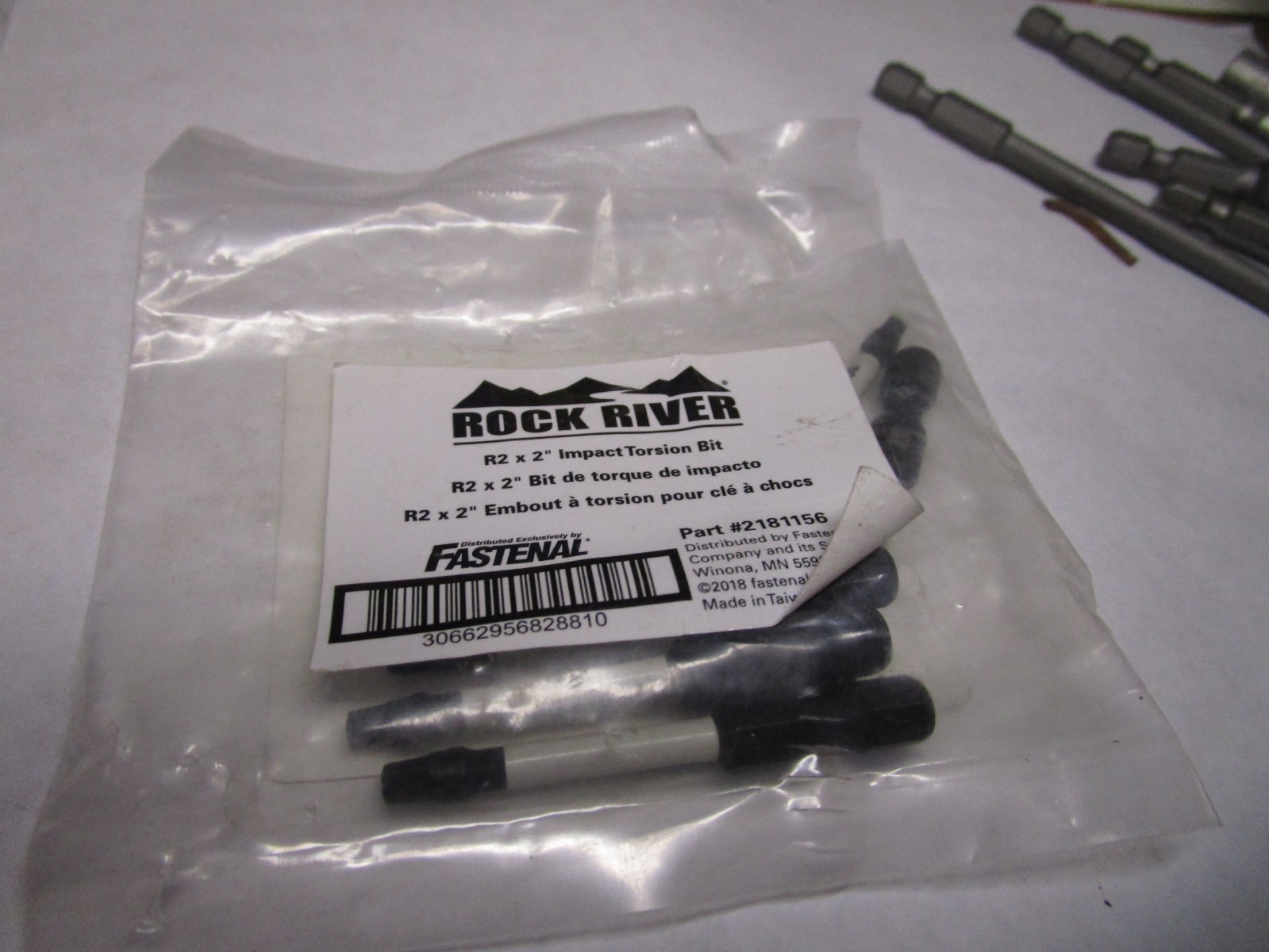 SQ2 x 2'' Impact Torsion Bit QTY 5