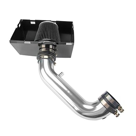 Air Intake Kit, 3.5" Cold Air Intake System Kits + Heat Shield 62cm*32cm*23cm