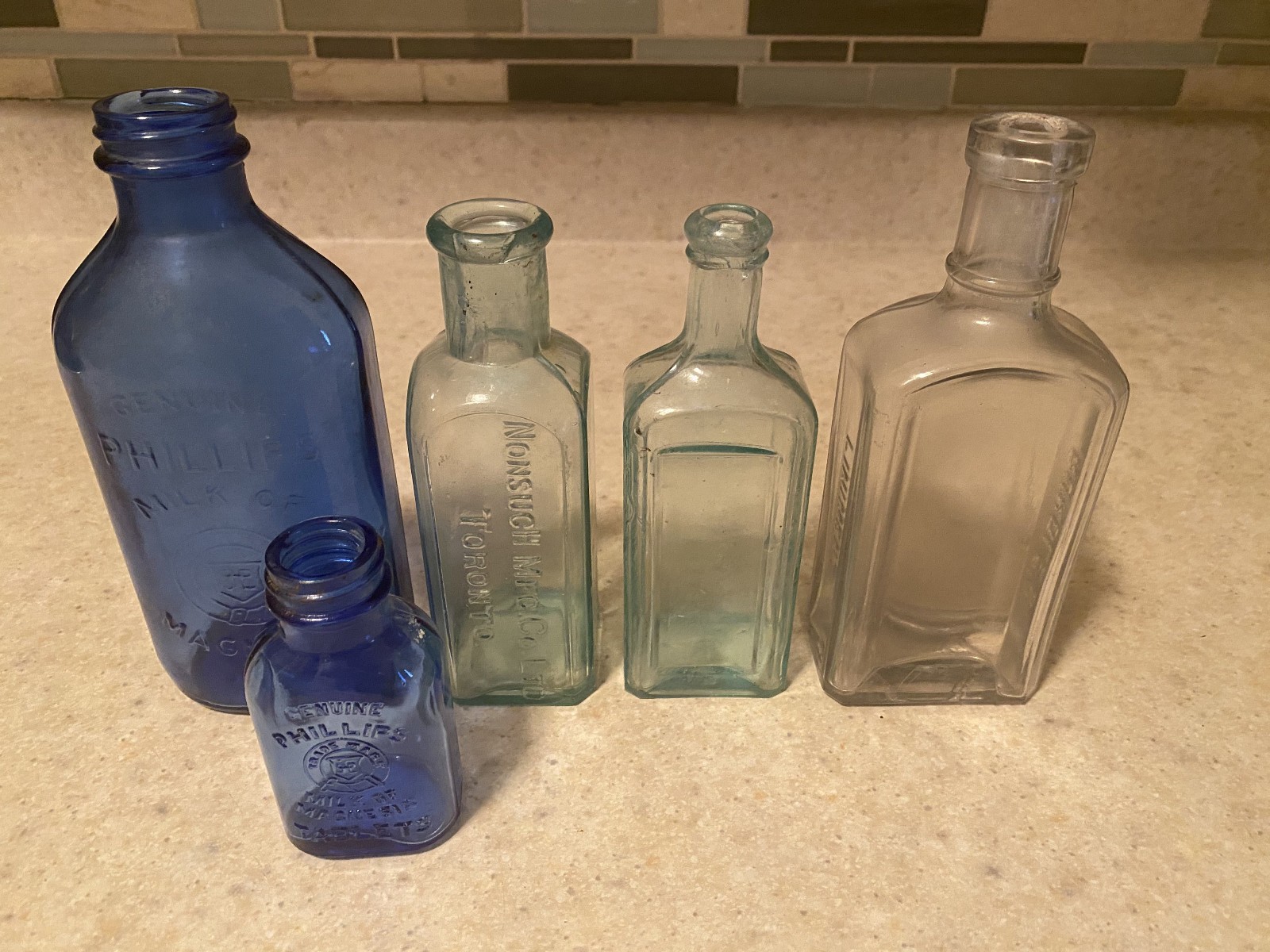 Vintage Apothecary Jar set