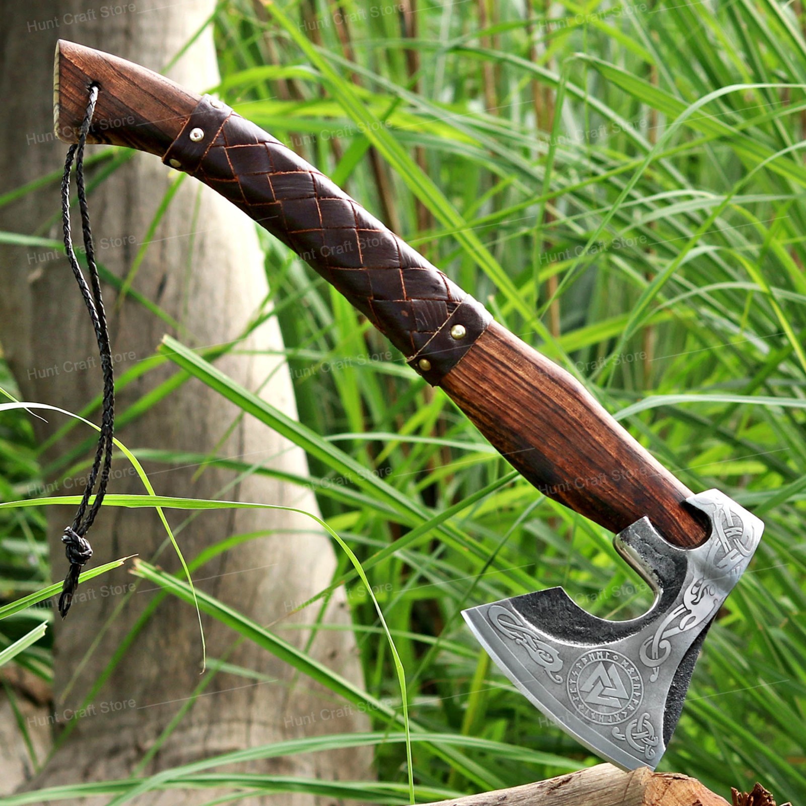 Custom Viking Axe – Handmade Norse Medieval Decor | Cosplay Prop Collectible