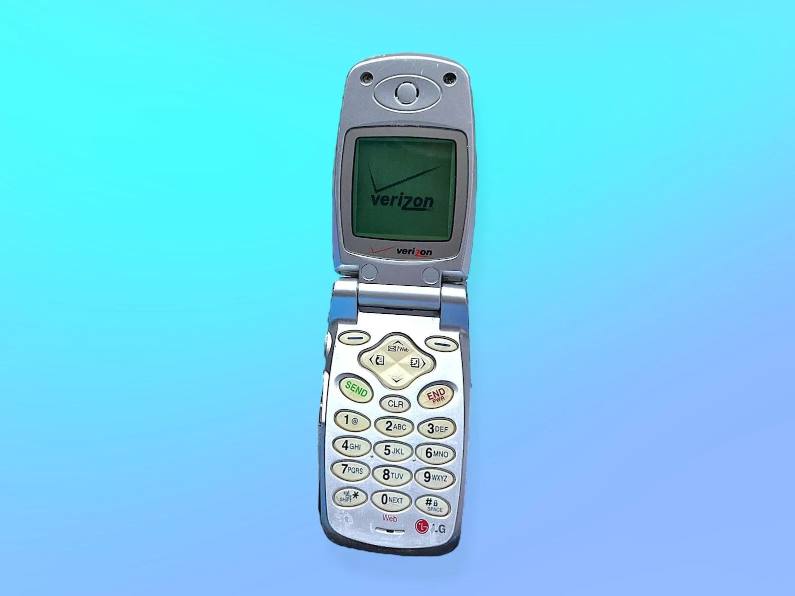 Vintage 90s Y2K LG Mobile Flip Cell Phone.Works!