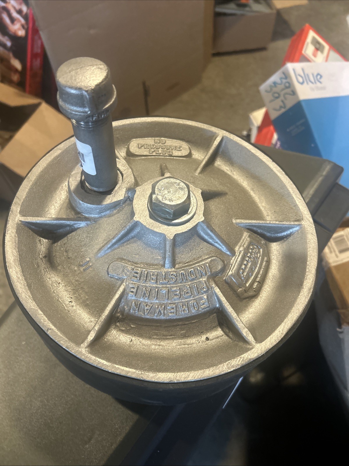 NITE CAPS Night Cap 10 Inch Pipe Plug,Hex Nut,9.63"H,10"Pipe 53CJ68