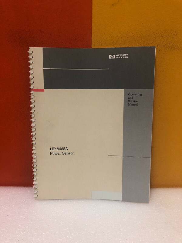 HP 08485-90001 8485A Power Sensor Operating & Service Manual