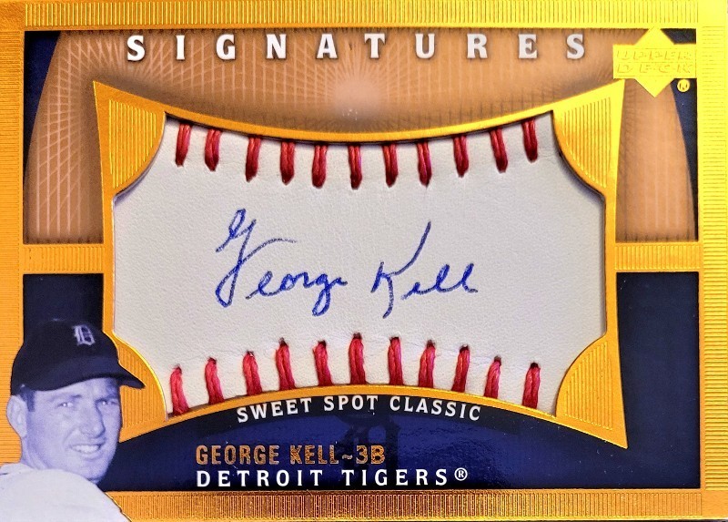 2005 Sweet Spot Classic Signatures George Kell Auto