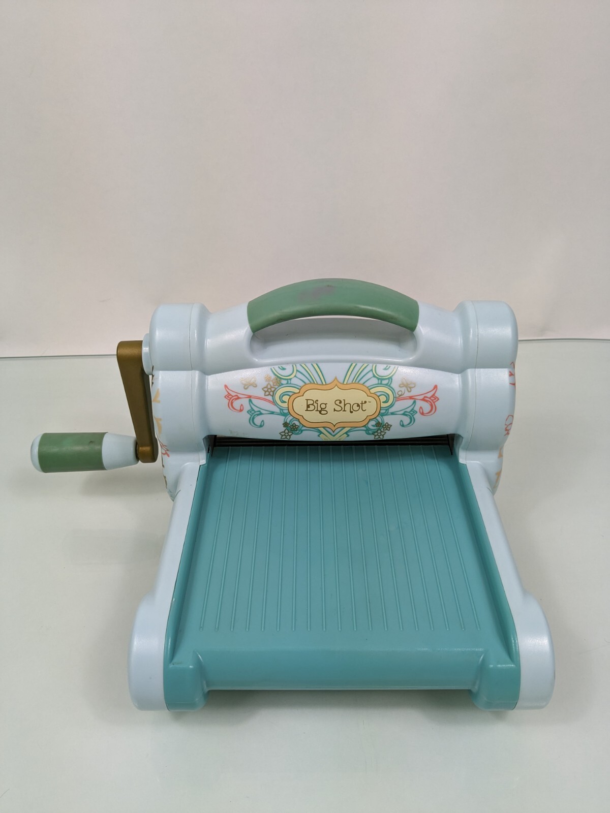 Sizzix Big Shot Cutting/Embossing Machine Extended Platform Discontinued Teal