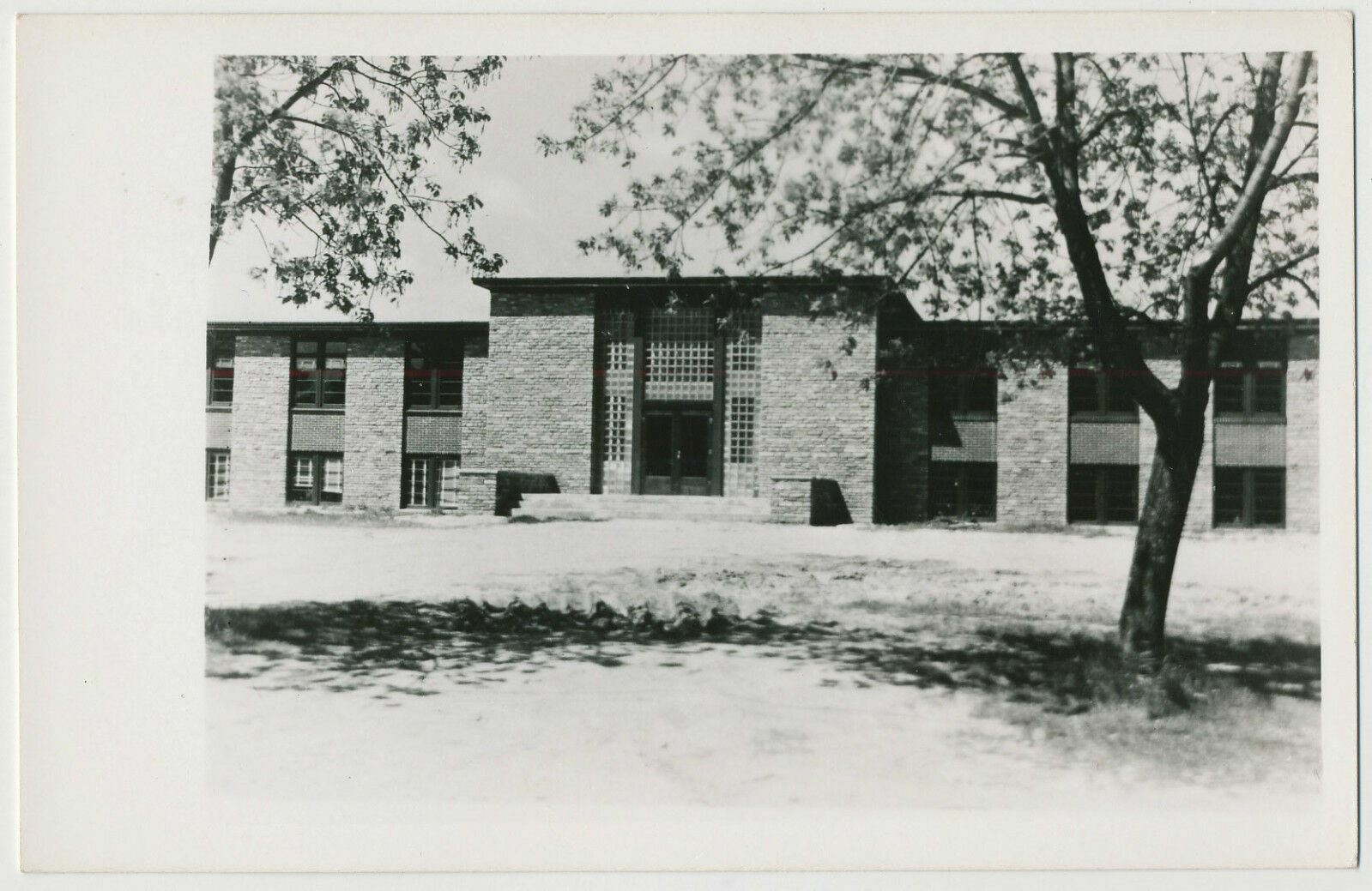 Montmorency County Court House, Atlanta, Michigan RPPC