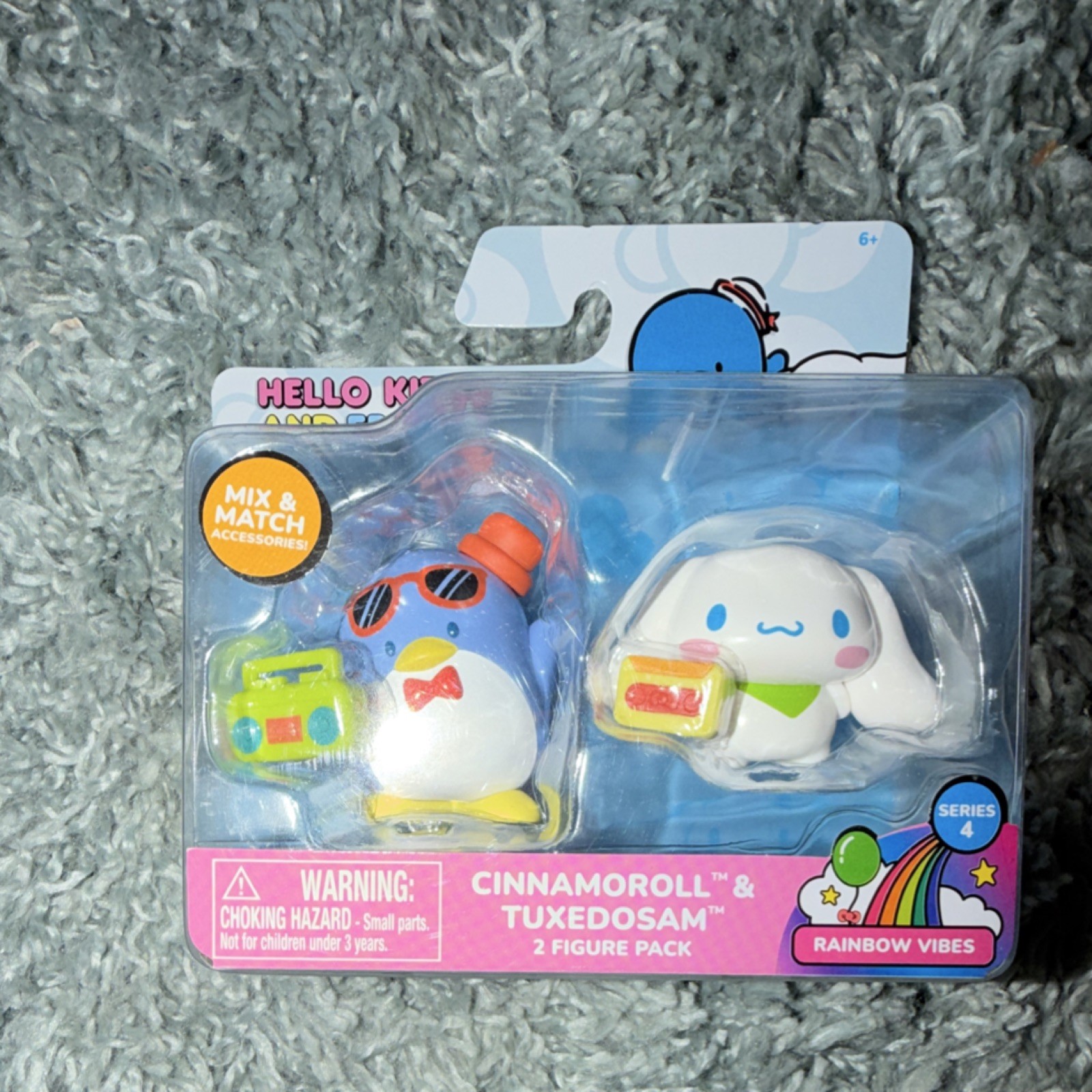 Sanrio Hello Kitty and Friends Cinnamoroll & Tuxedosam Action Figure Series 4