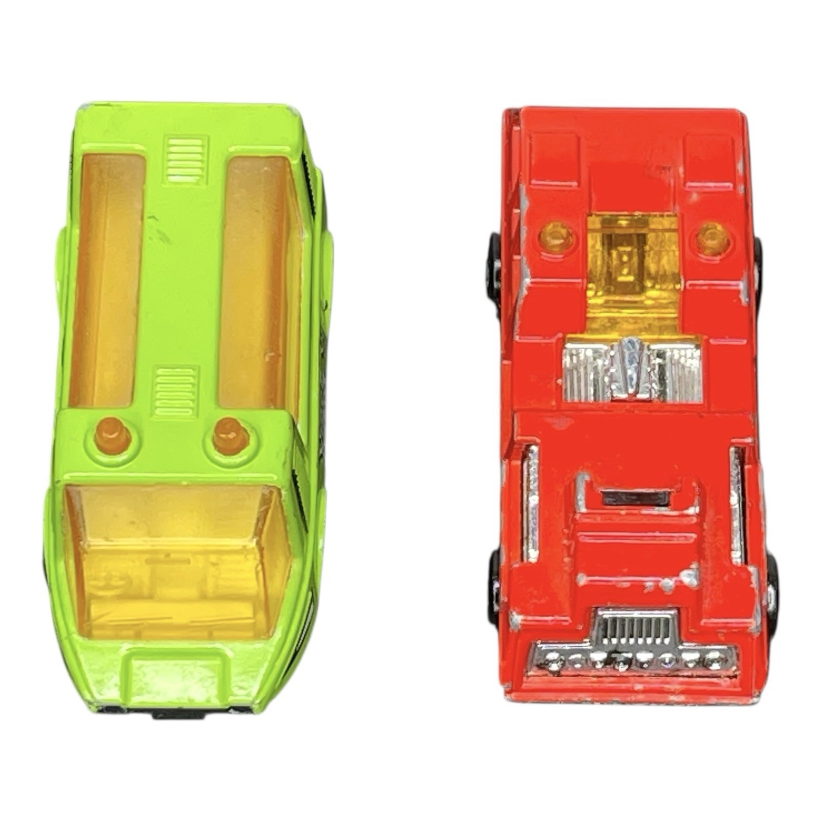 Matchbox Lesney 1971 Stretcha Fetcha Viper Van England + 1975 No.22 Blaze Buster