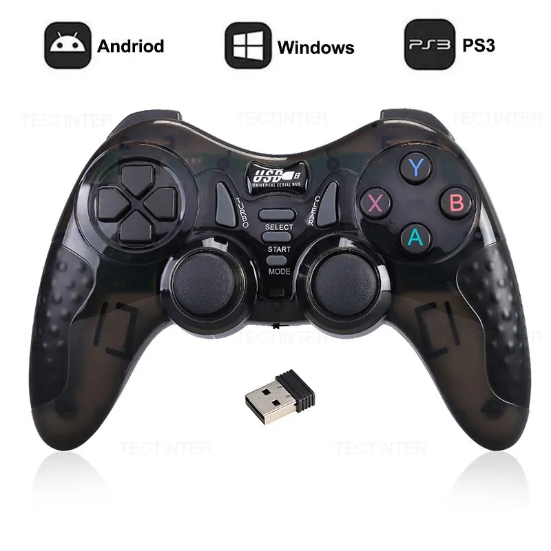2.4GHz Wireless Game Controller For PS3 Accessories Controle PC Joystick For Sup