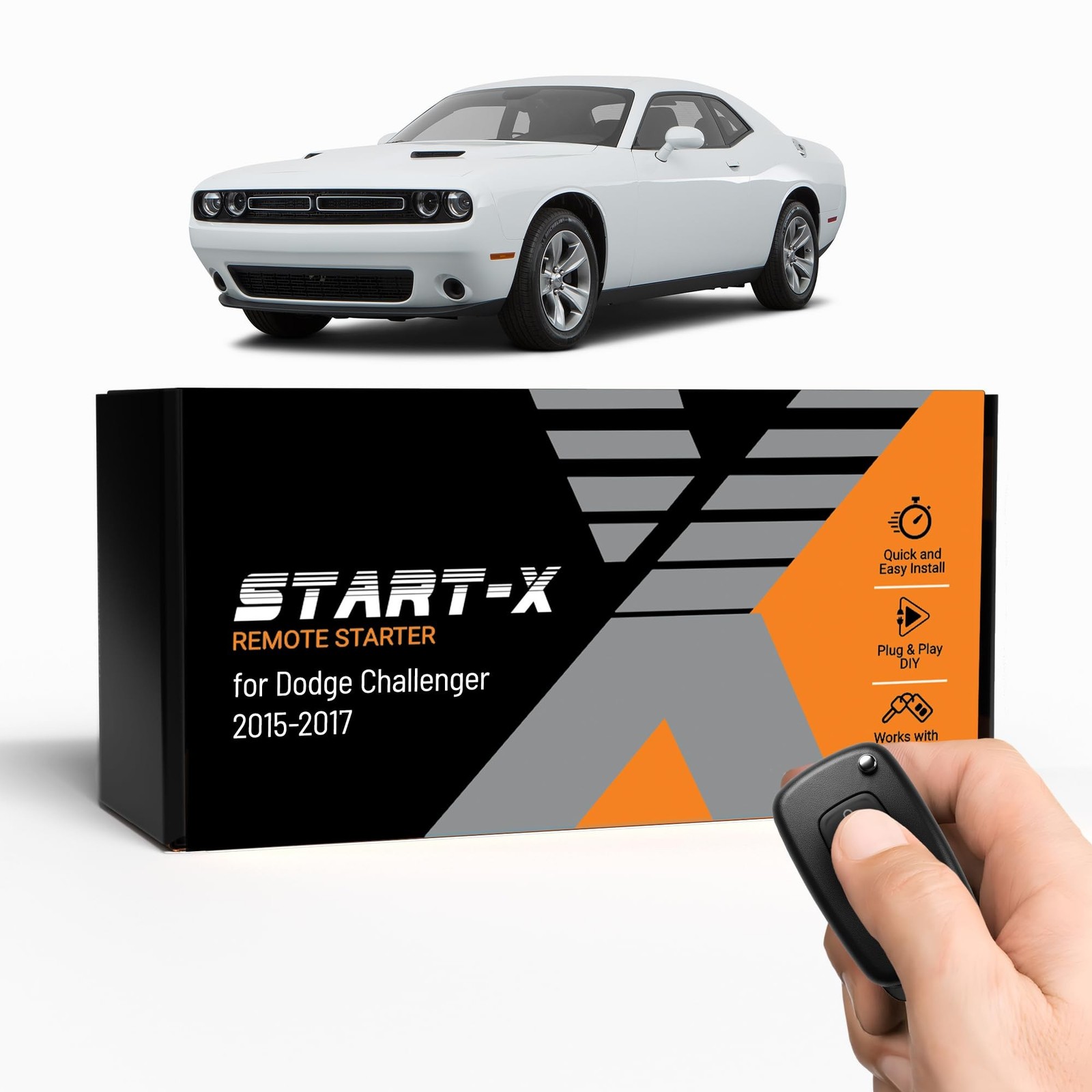 Start-X Remote Starter Kit for Dodge Challenger (2015, 2016, 2017) Vehicles |...
