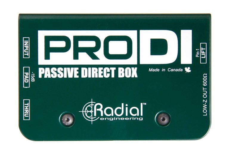 Radial ProDI 1-channel Passive Instrument Direct Box