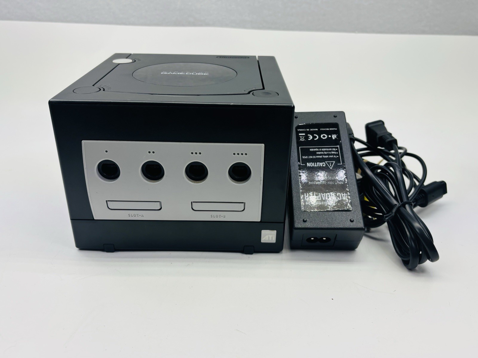 Nintendo GameCube Console (Black) DOL-001 - Tested & Working