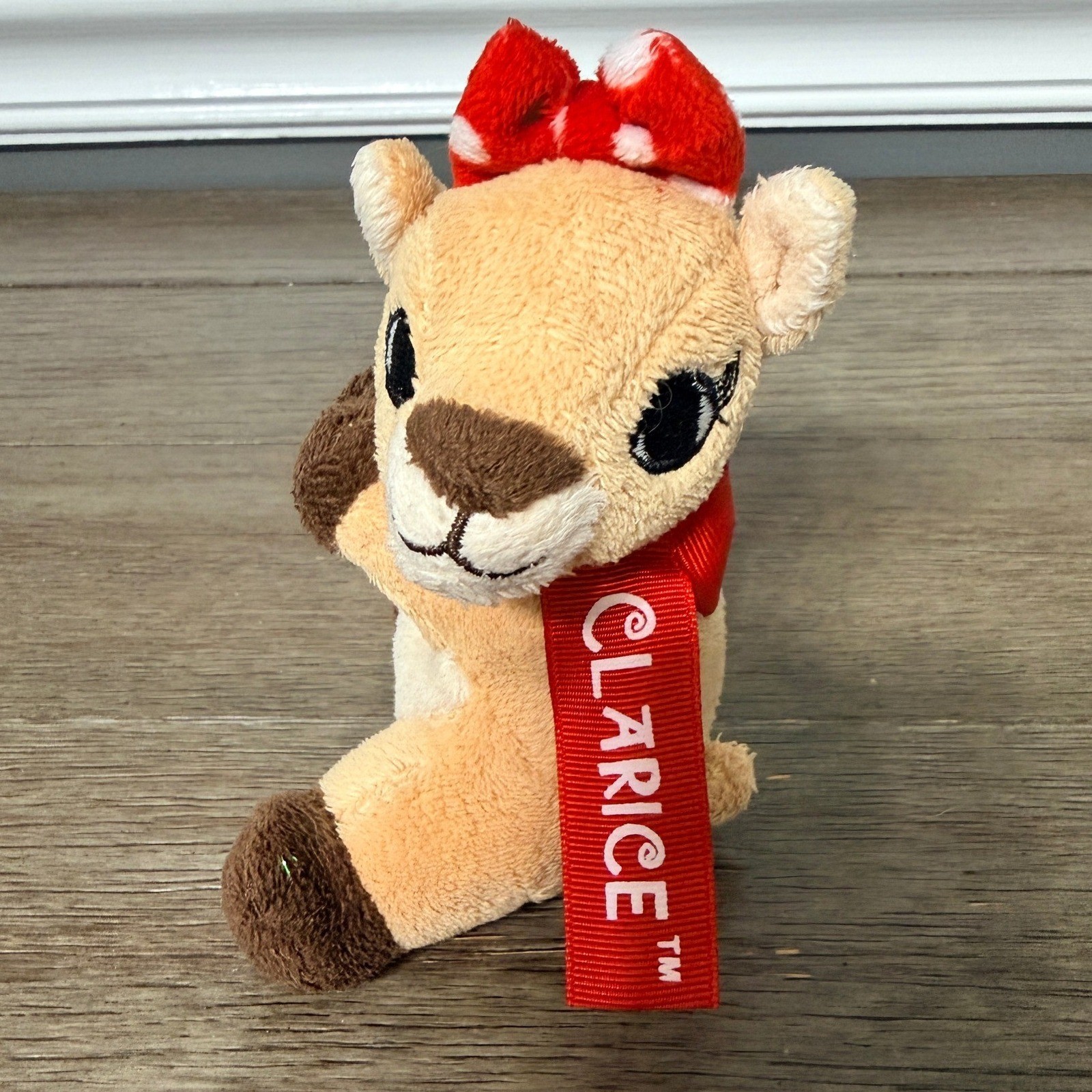 Dan Dee Rudolph the Red-Nosed Reindeer 4" CLARICE Plush Clip-On – Collectible