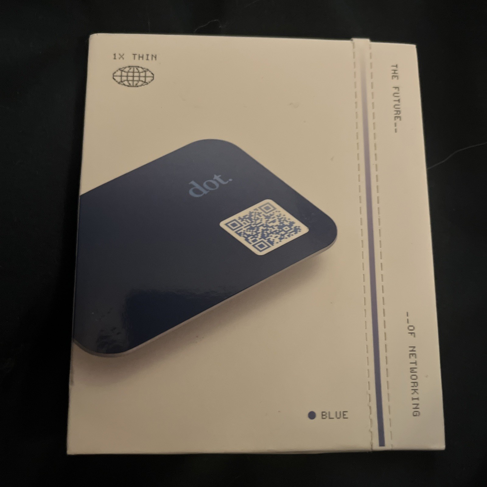 dot. Thin NFC Business Card Blue – Tap to Share iPhone Android NIB