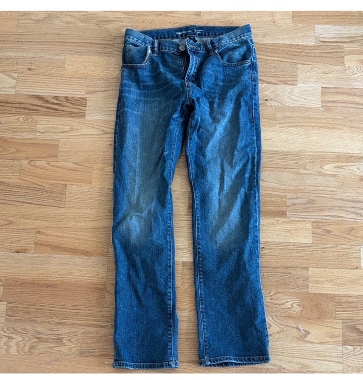 GapKids 1969 Boys Straight Regular Fit Jeans Blue Denim Size 16