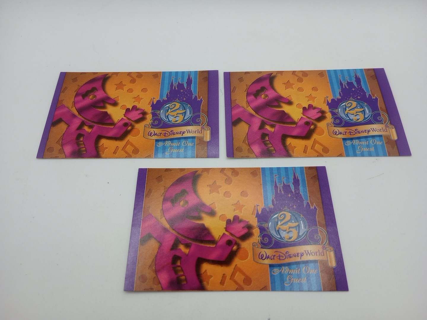 Walt Disney World Pleasure Island Guest Pass Jan. '97    3 Count