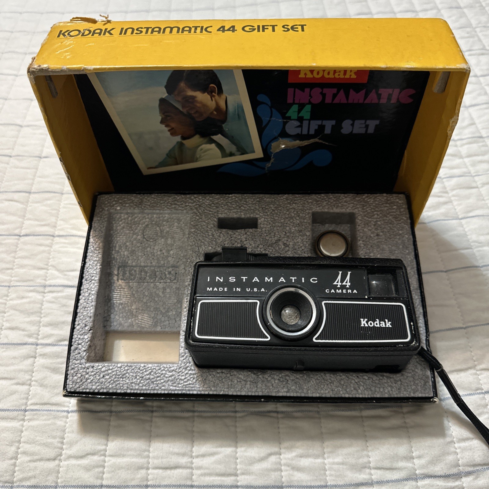 Kodak Instamatic 44 Gift Set Camera In Box 1969-1973 Untested