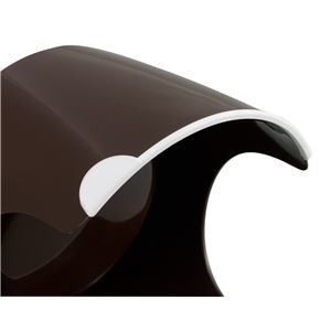 Cat Food Bowl w/ Non-Slip Base, Chocolate Brown (Set of 5)