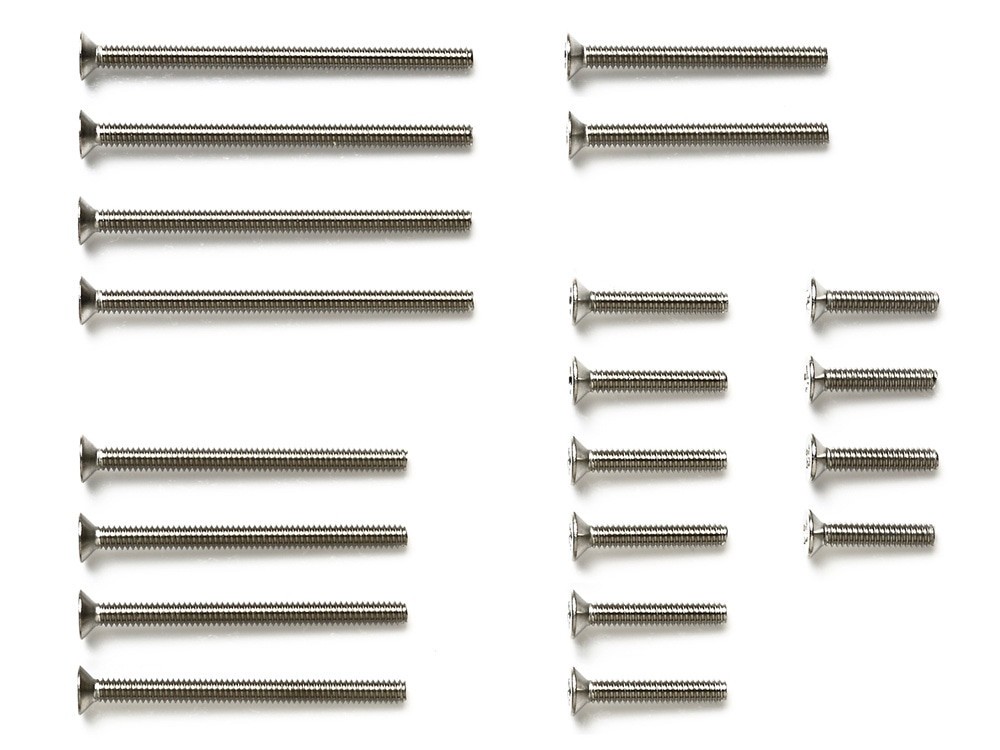 Tamiya Mini4WD Spare Parts SET SCREWS 2mm COUNTERED HEAD (20) 15510 Model Making