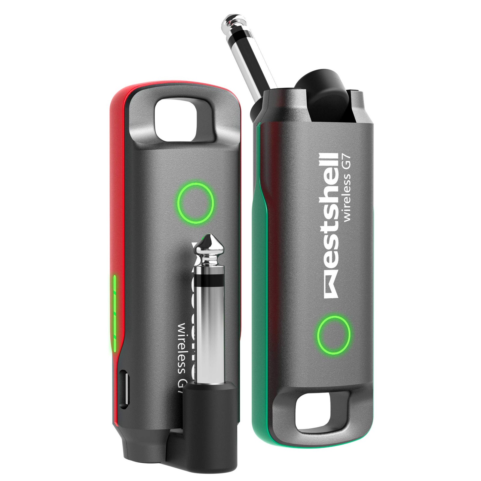 Wireless Guitar Transmitter Receiver, 1 Key to Switch Wireless Guitar System,...