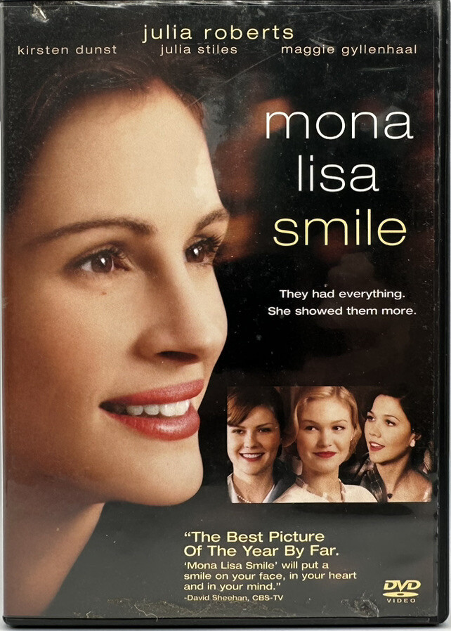 Mona Lisa Smile DVD Julia Roberts, Kirsten Dunst & Maggie Gyllenhaal 2004
