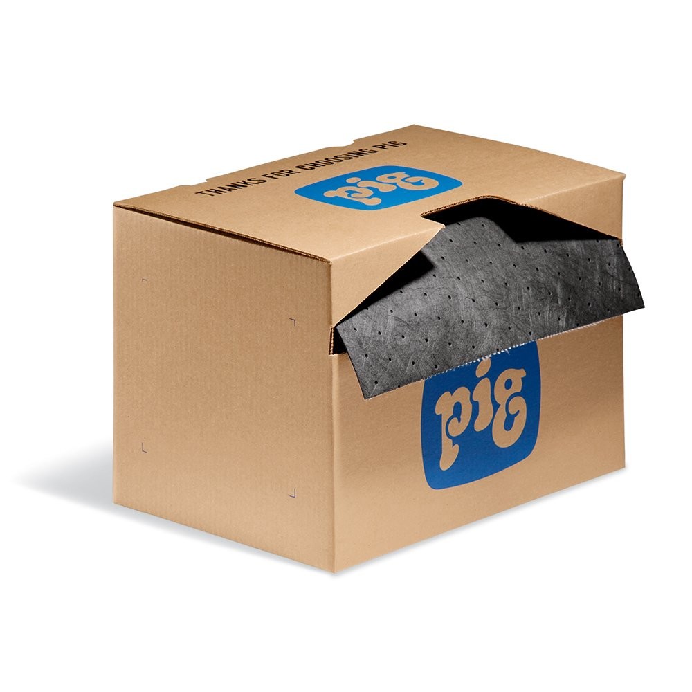 Absorbent Mat Roll in a Dispenser Box by | 15" x 150' Oil Absorbent Mat Roll ...