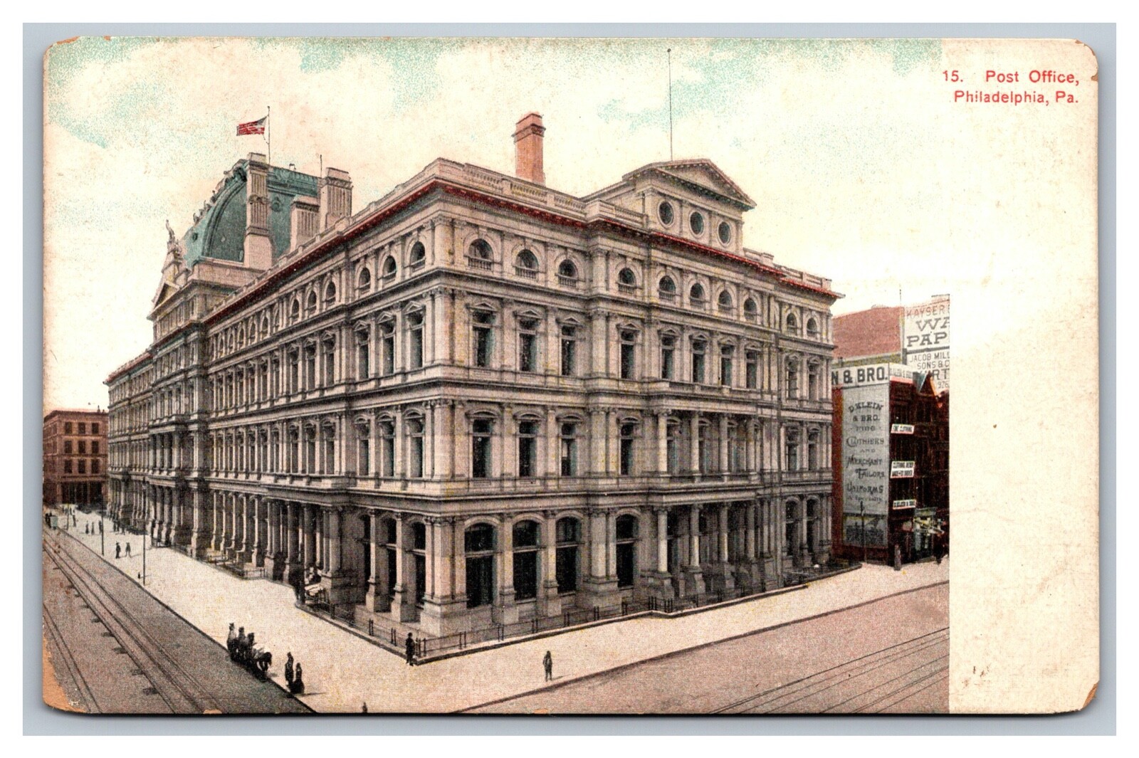 Philadelphia, PA, Pennsylvania, U.S. Post Office , Unposted UDB Postcard 