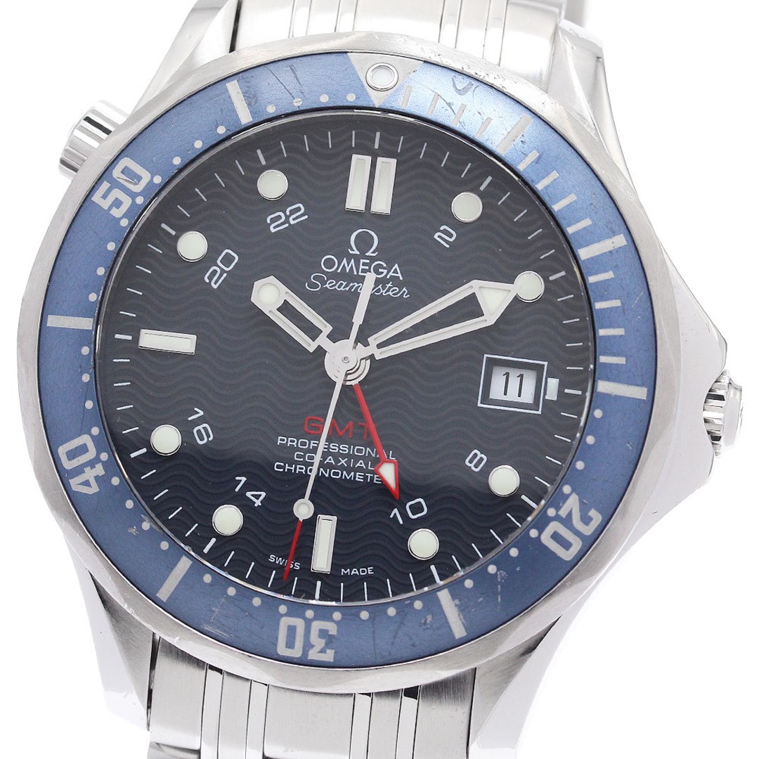 OMEGA 2535.80 Seamaster Diver 300 GMT Co Axial Automatic Men s 905347 from JAPAN