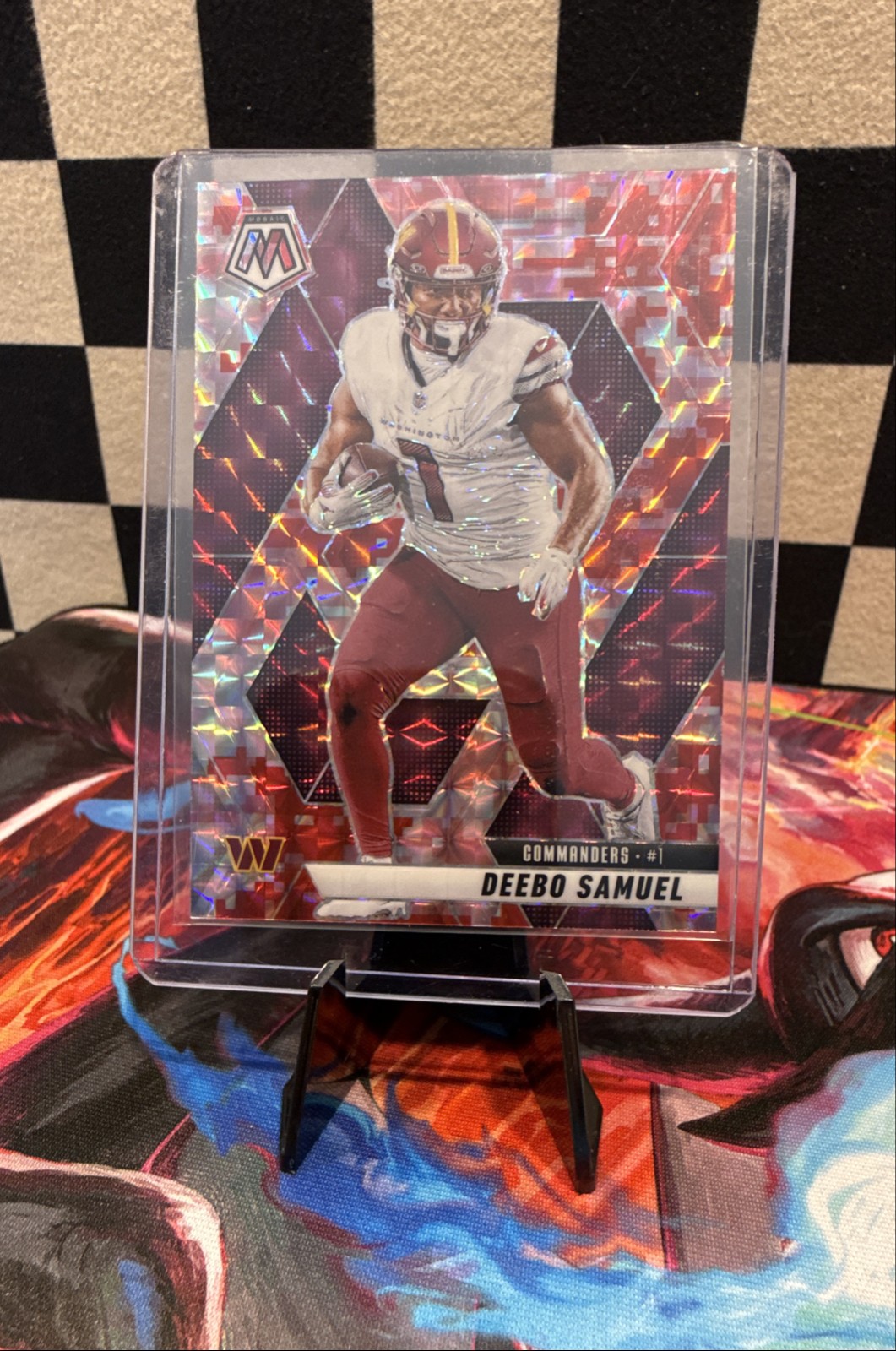 2025 Panini Mosaic - Deebo Samuel #44 Camo Pink Mosaic Prizm