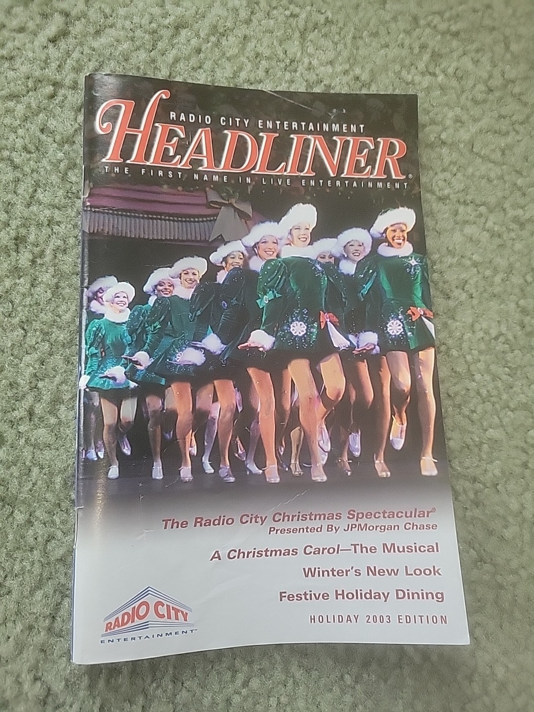 Holiday 2000  Radio City Music Hall Theatre  Nov/Dec Christmas Spectacular 2003